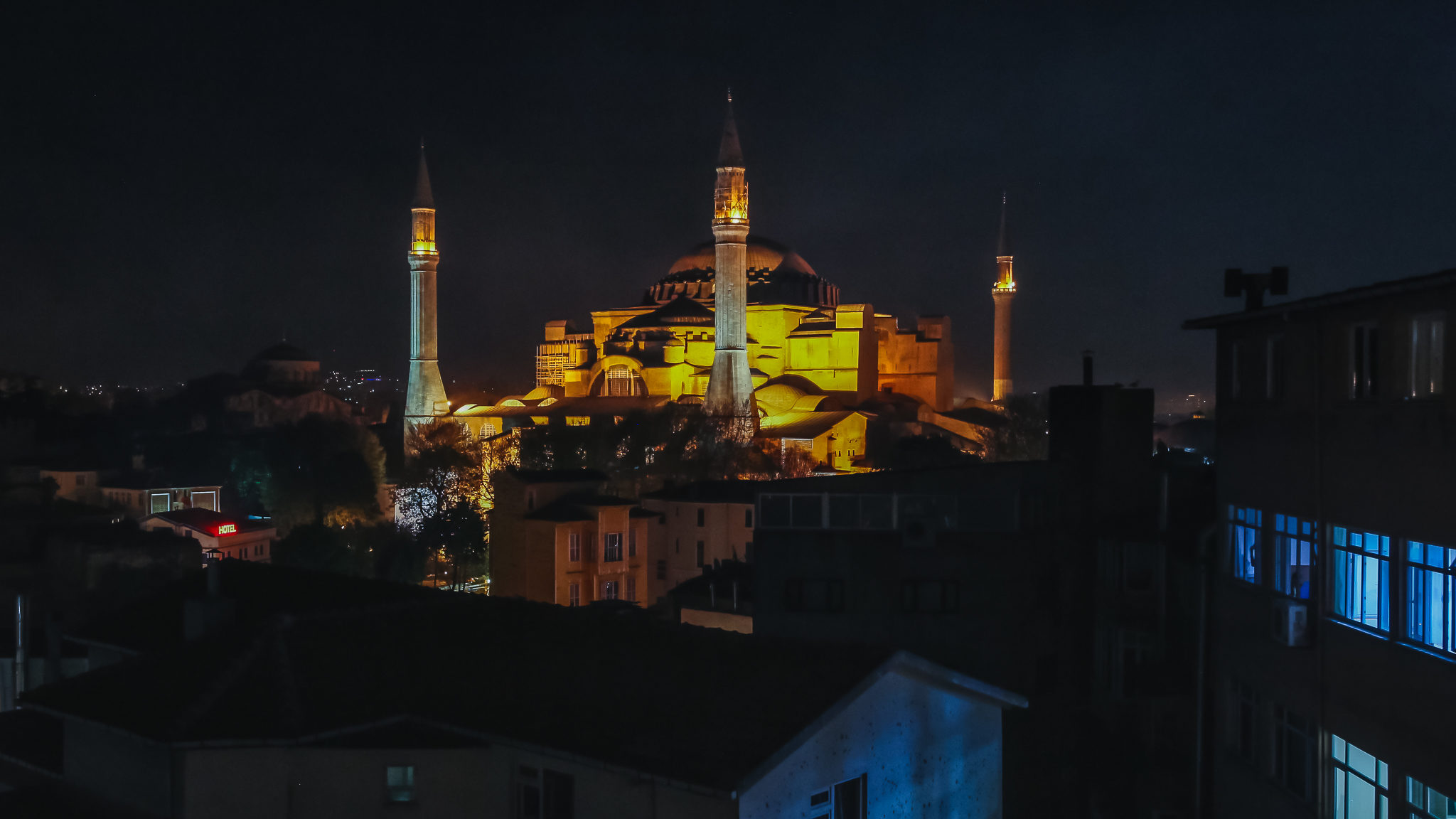 Turkey-Istanbul-Aya Sophia by Night