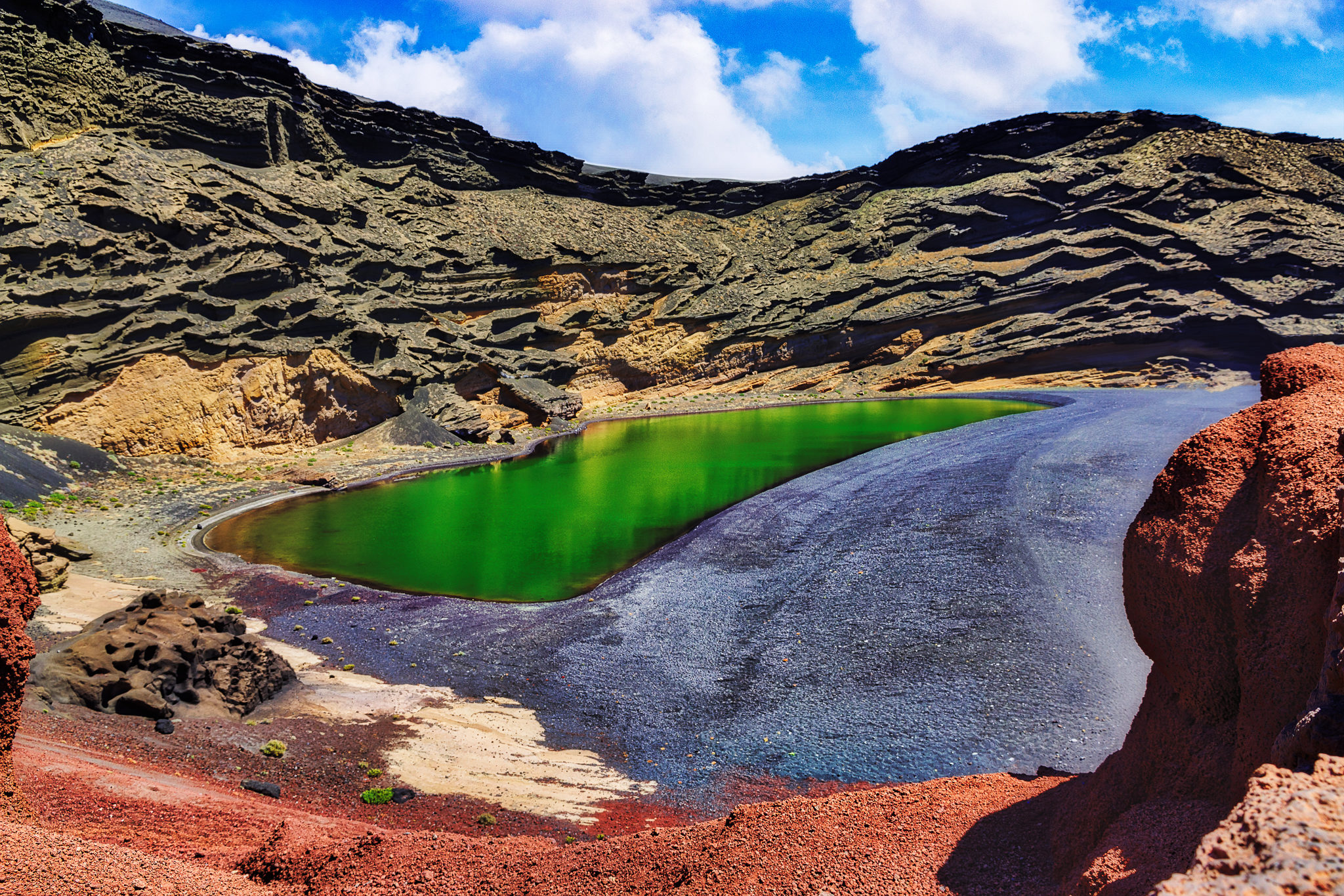 Spain-Canary Islands-Lancerote Lake
